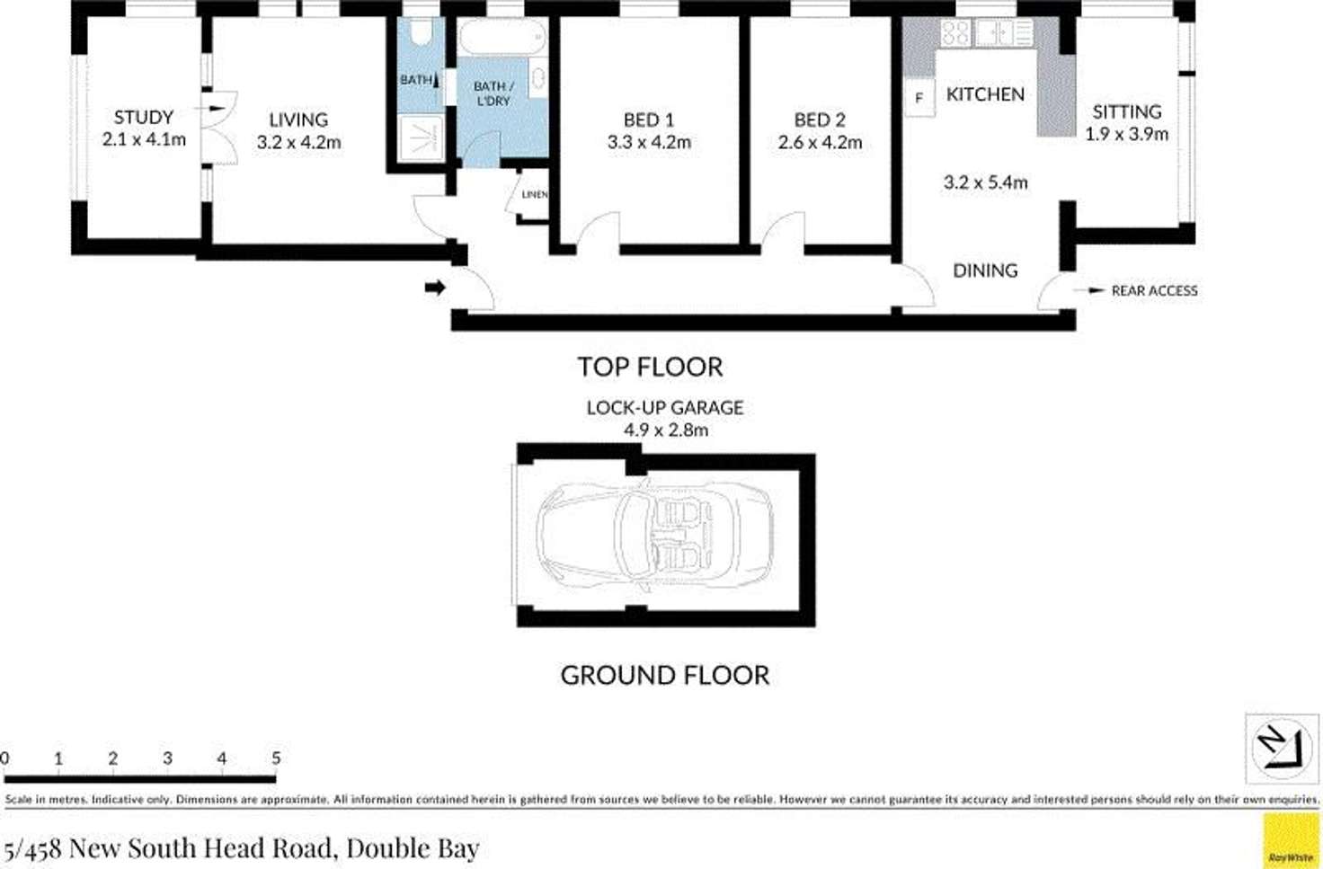 Floorplan of Homely apartment listing, 5/458 New South Head Road, Double Bay NSW 2028