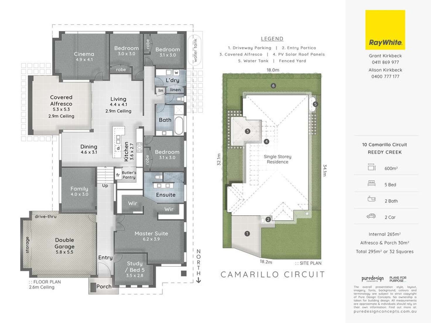 Floorplan of Homely house listing, 10 Camarillo Circuit, Reedy Creek QLD 4227