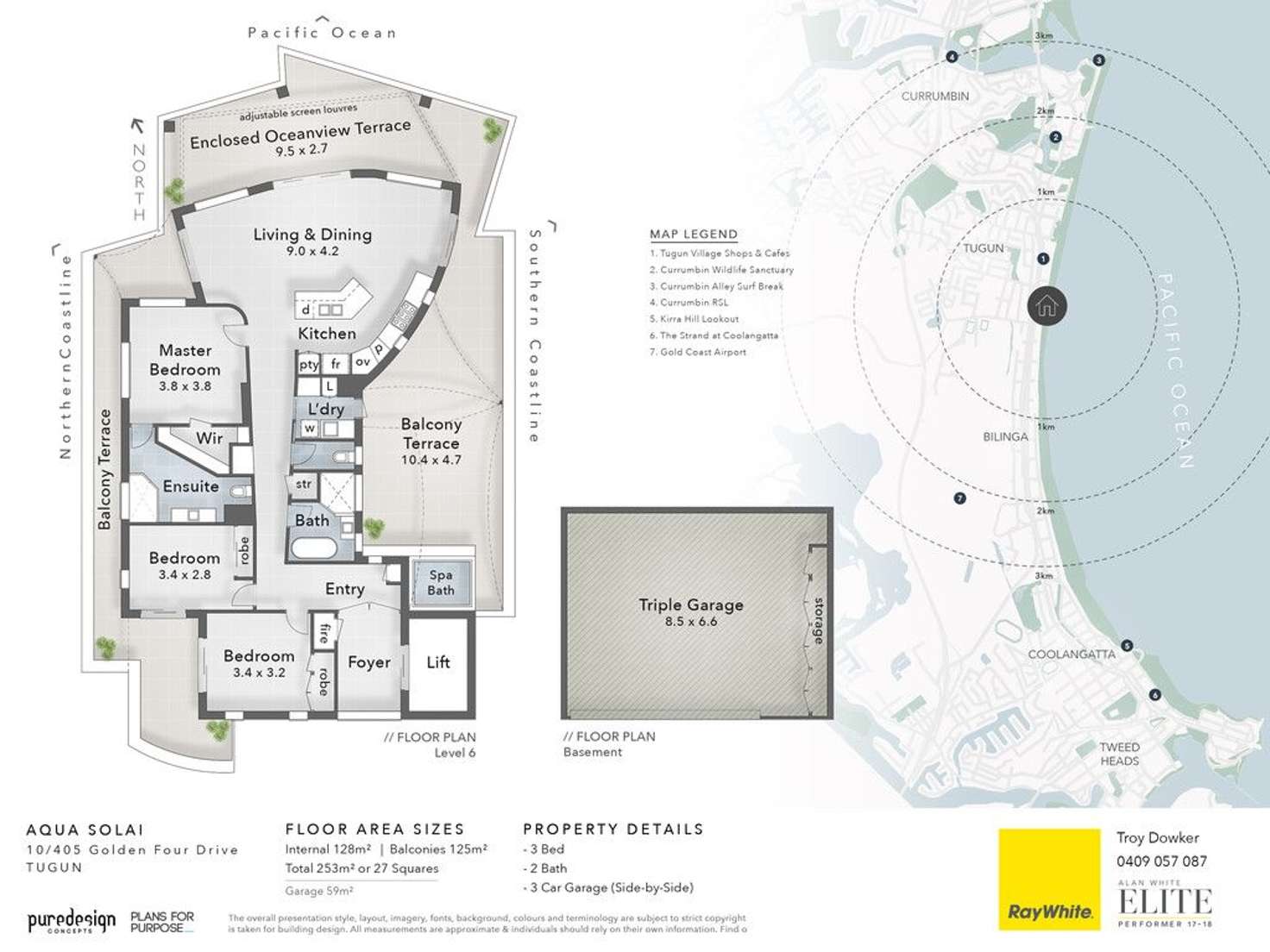 Floorplan of Homely unit listing, 10/405 Golden Four Drive, Tugun QLD 4224