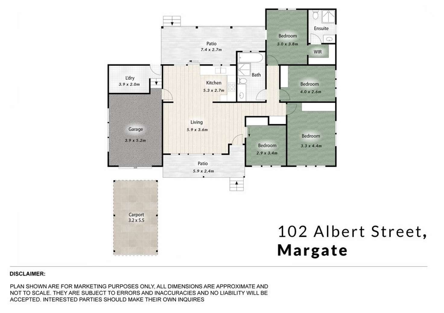 Floorplan of Homely house listing, 102 Albert Street, Margate QLD 4019