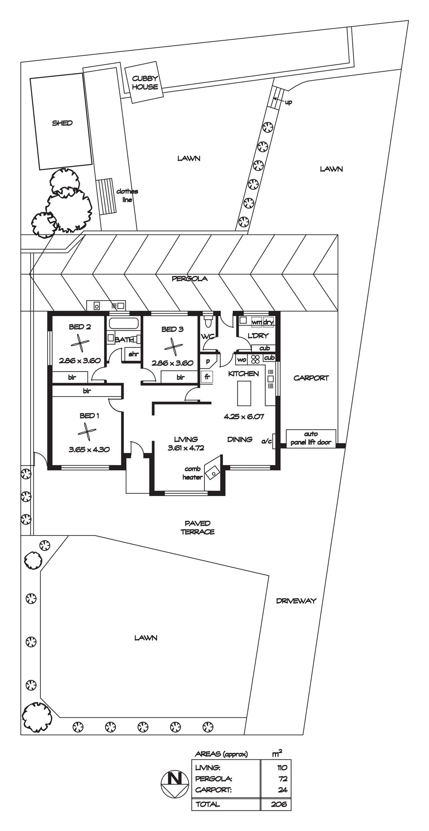 Floorplan of Homely house listing, 10 Kerley Crescent, Athelstone SA 5076