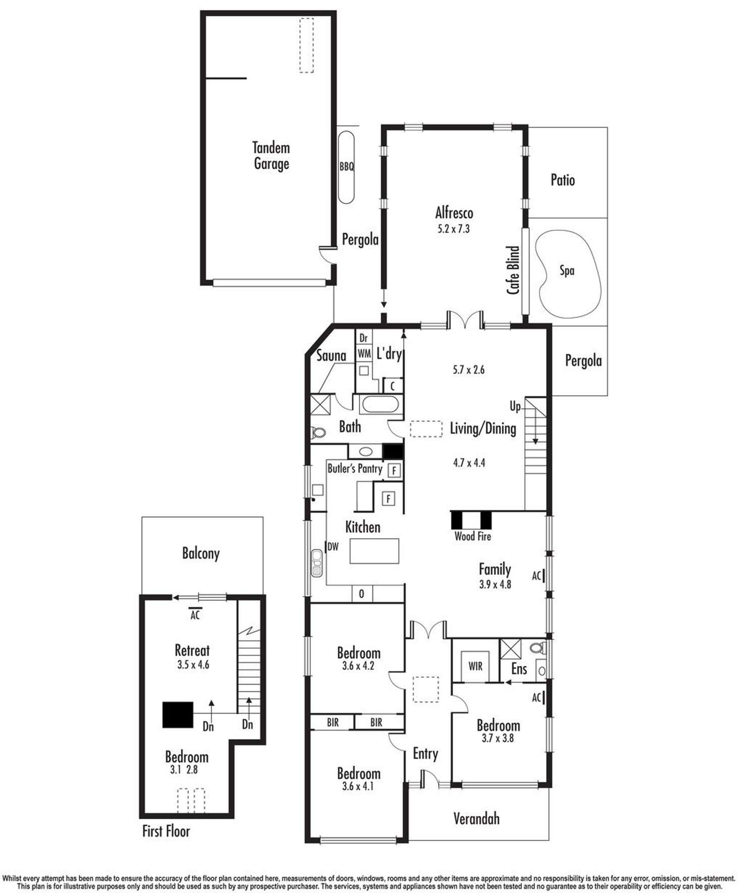 Floorplan of Homely house listing, 284 Nepean Highway, Edithvale VIC 3196