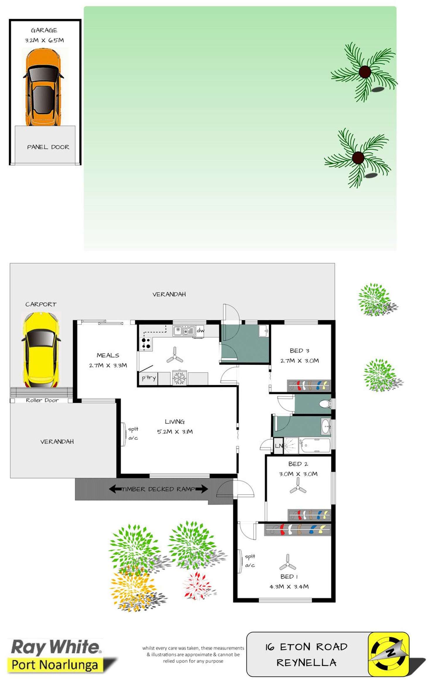 Floorplan of Homely house listing, 16 Eton Road, Reynella SA 5161