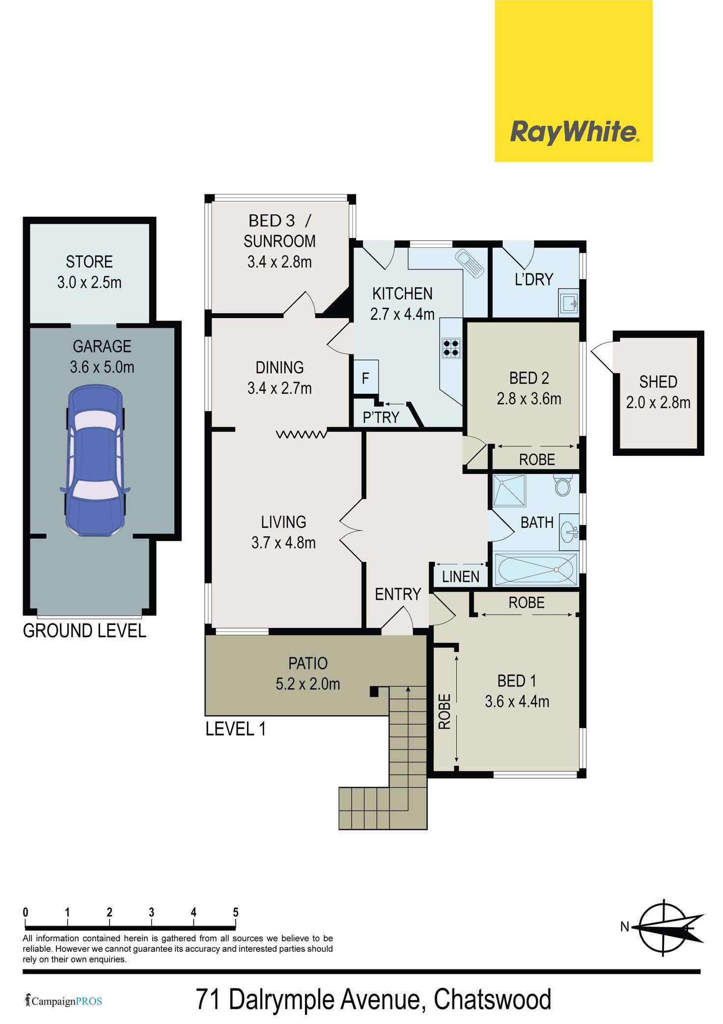 Floorplan of Homely house listing, 71 Dalrymple Avenue, Chatswood NSW 2067