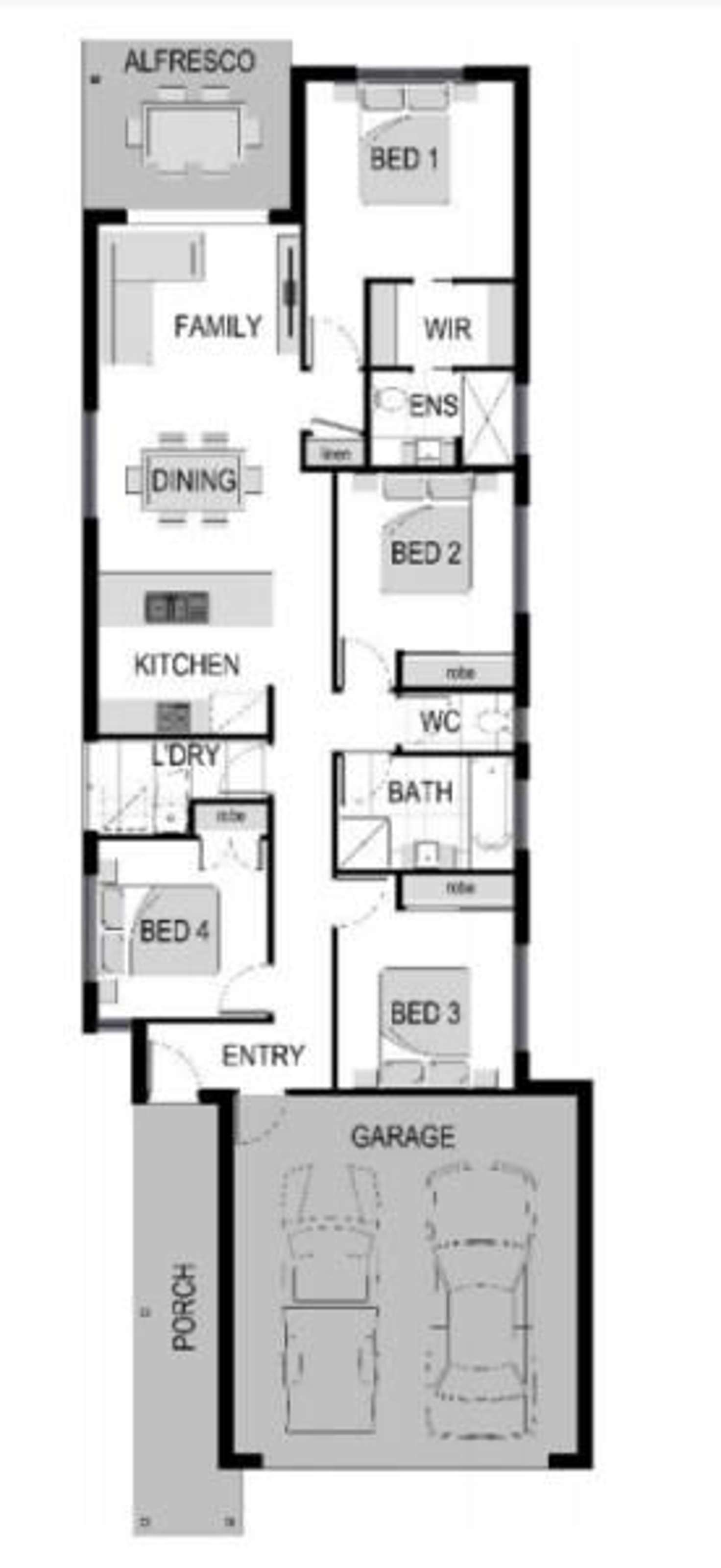 Floorplan of Homely house listing, 47 Galligan Way, Goodna QLD 4300