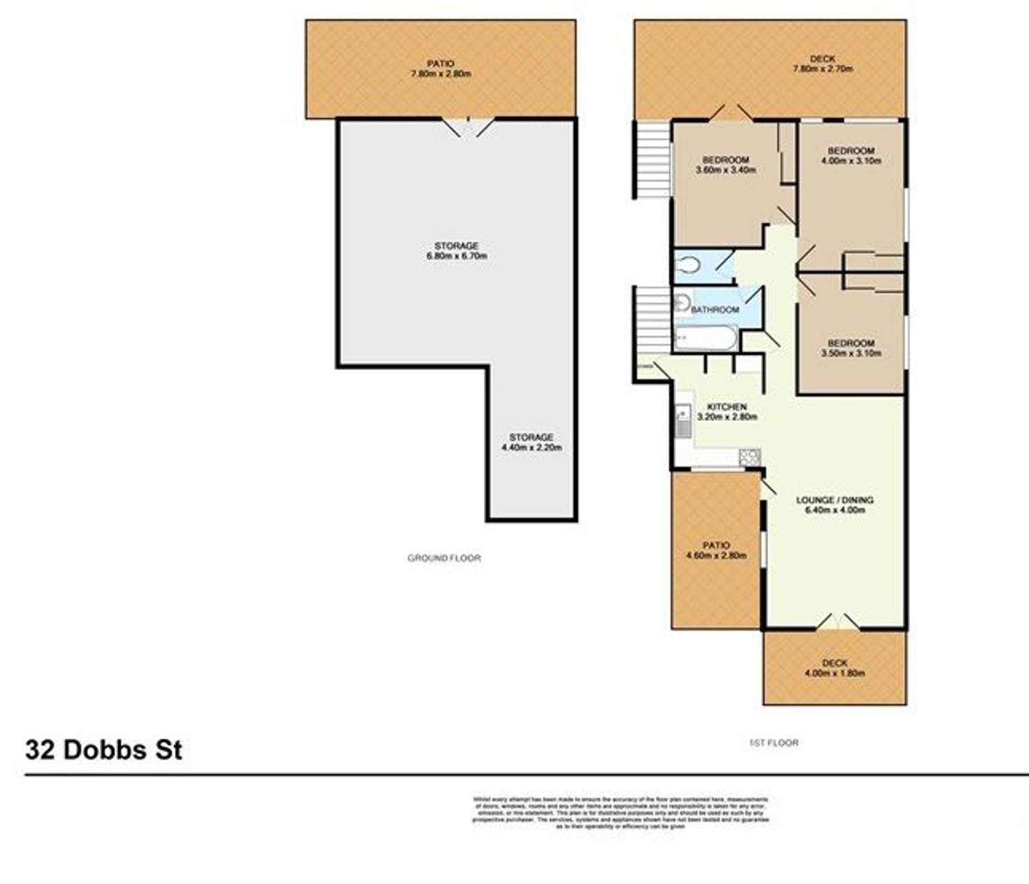 Floorplan of Homely house listing, 32 Dobbs Street, Holland Park West QLD 4121