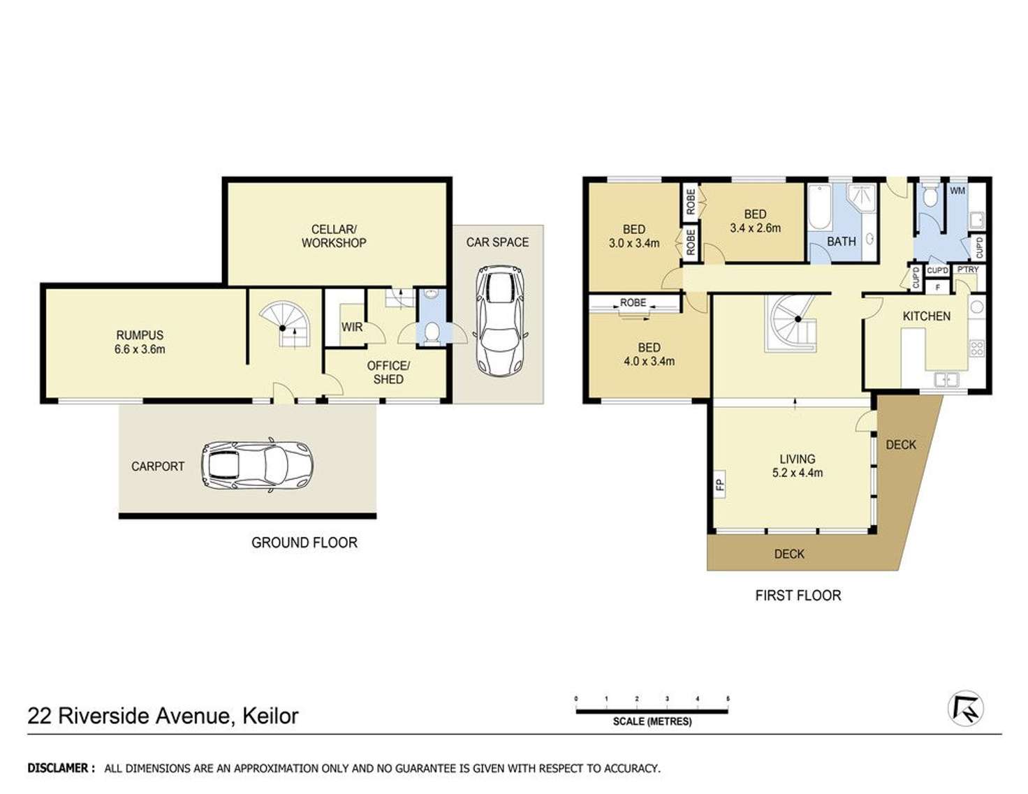 Floorplan of Homely house listing, 22 Riverside Avenue, Keilor VIC 3036