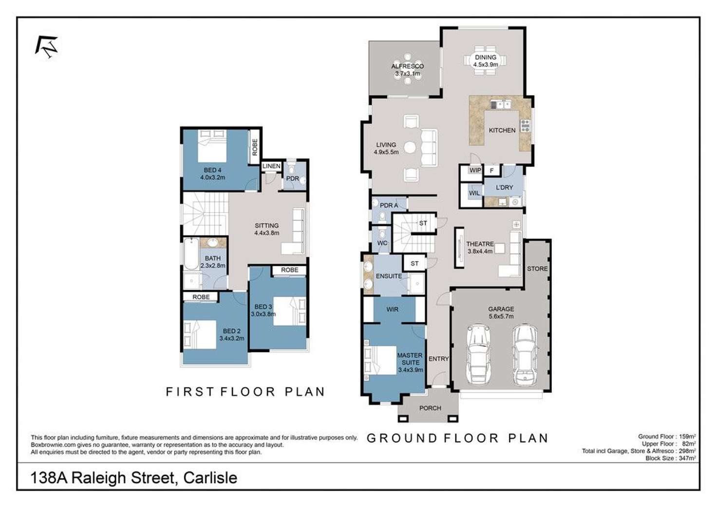 Floorplan of Homely house listing, 138a Raleigh Street, Carlisle WA 6101