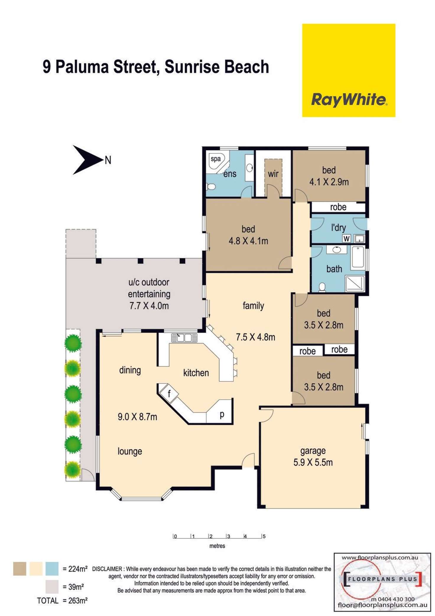 Floorplan of Homely house listing, 9 Paluma Street, Sunrise Beach QLD 4567