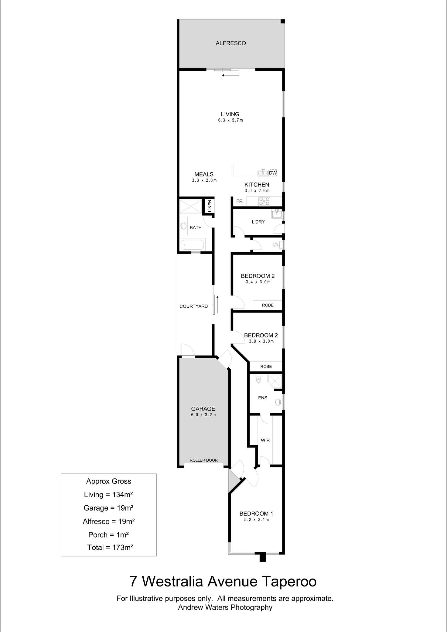 Floorplan of Homely house listing, 7a Westralia Avenue, Taperoo SA 5017