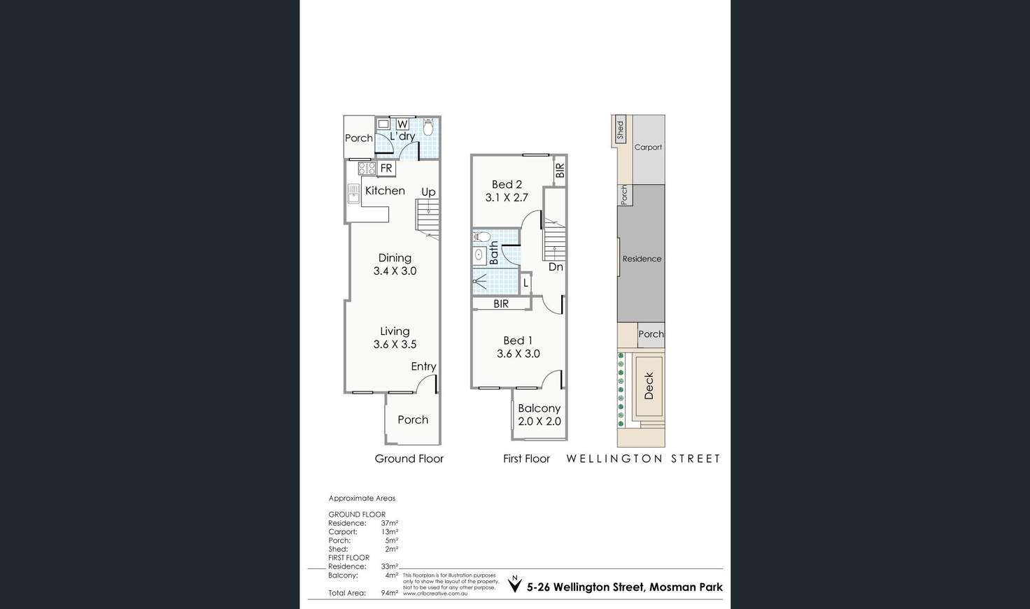 Floorplan of Homely house listing, 5/26 Wellington Street, Mosman Park WA 6012