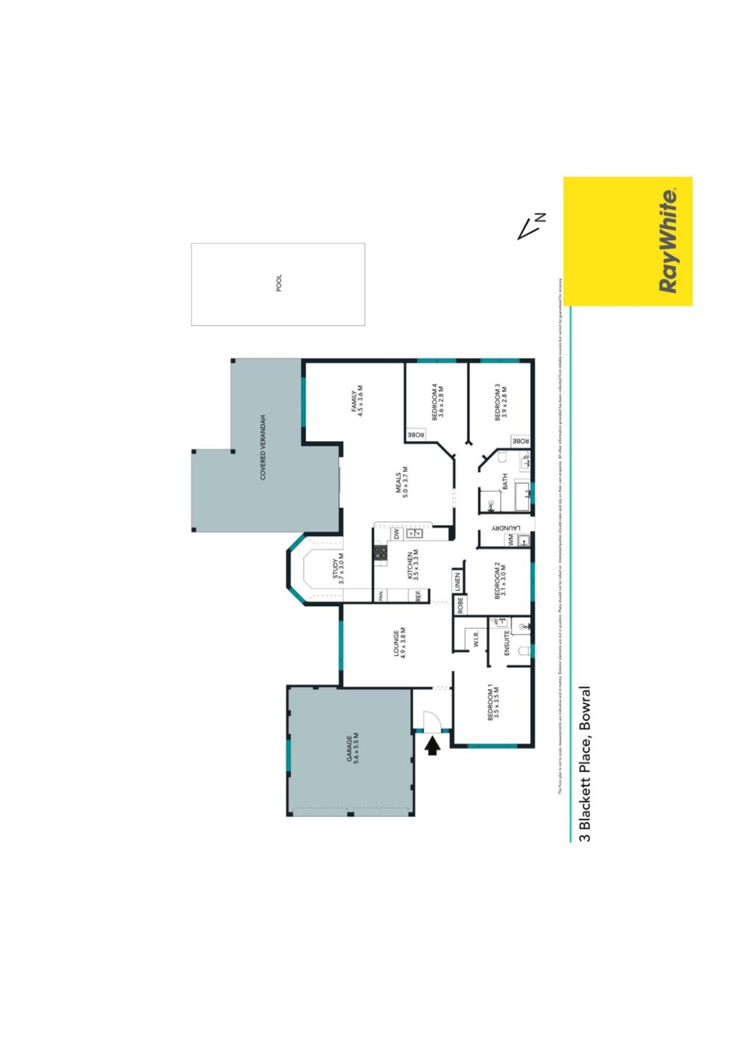 Floorplan of Homely house listing, 3 Blackett Place, Bowral NSW 2576