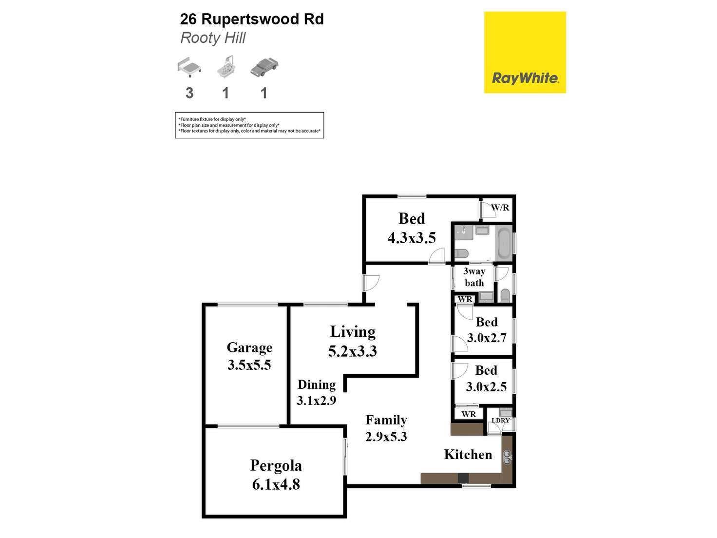Floorplan of Homely house listing, 26 Rupertswood Road, Rooty Hill NSW 2766