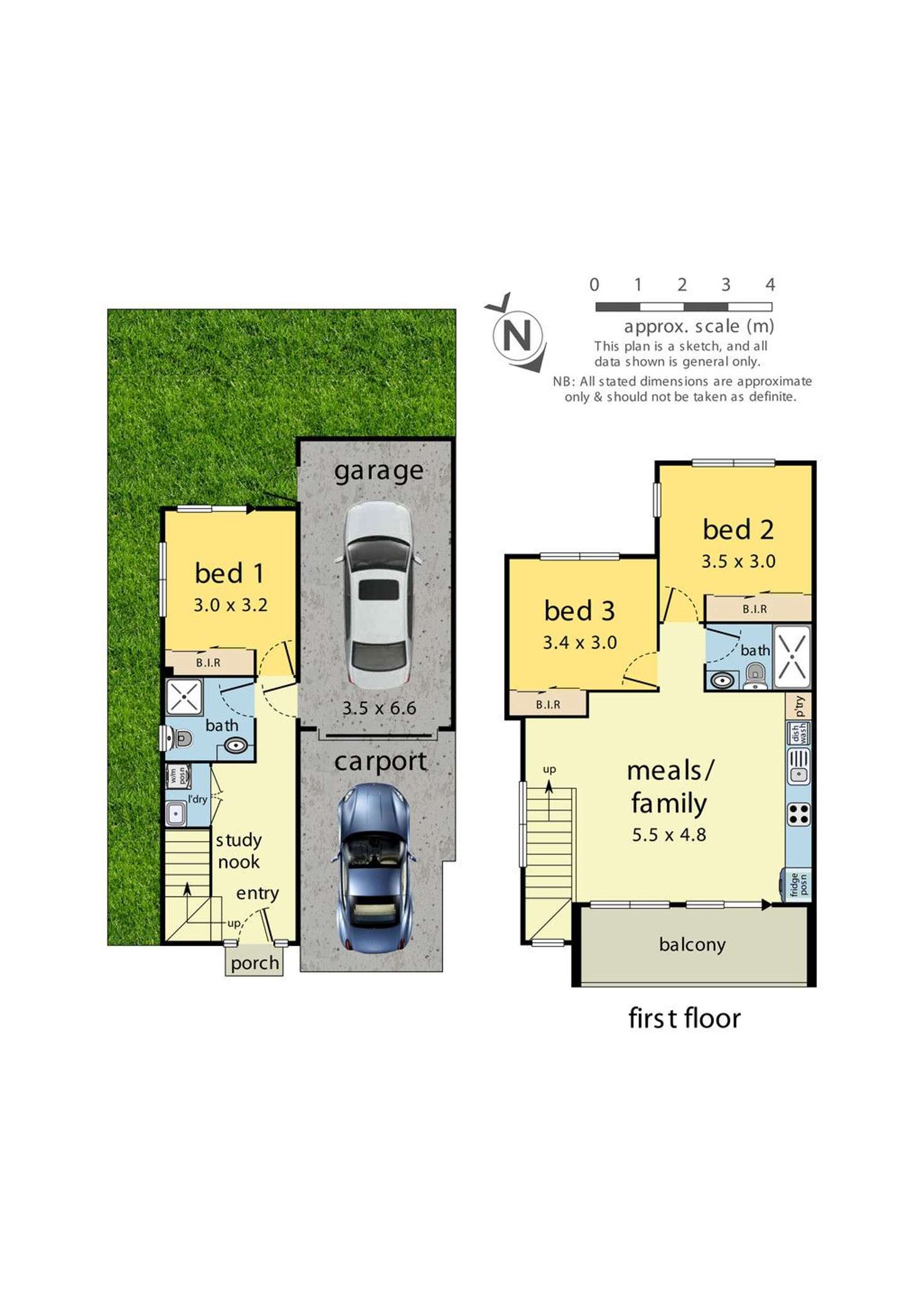 Floorplan of Homely townhouse listing, 2 Chloe Court, Rowville VIC 3178