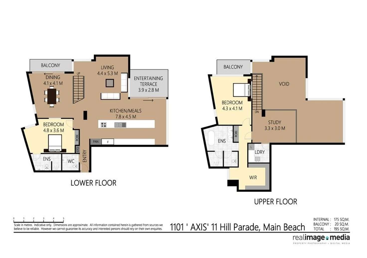 Floorplan of Homely apartment listing, 1101/11 Hill Parade, Main Beach QLD 4217