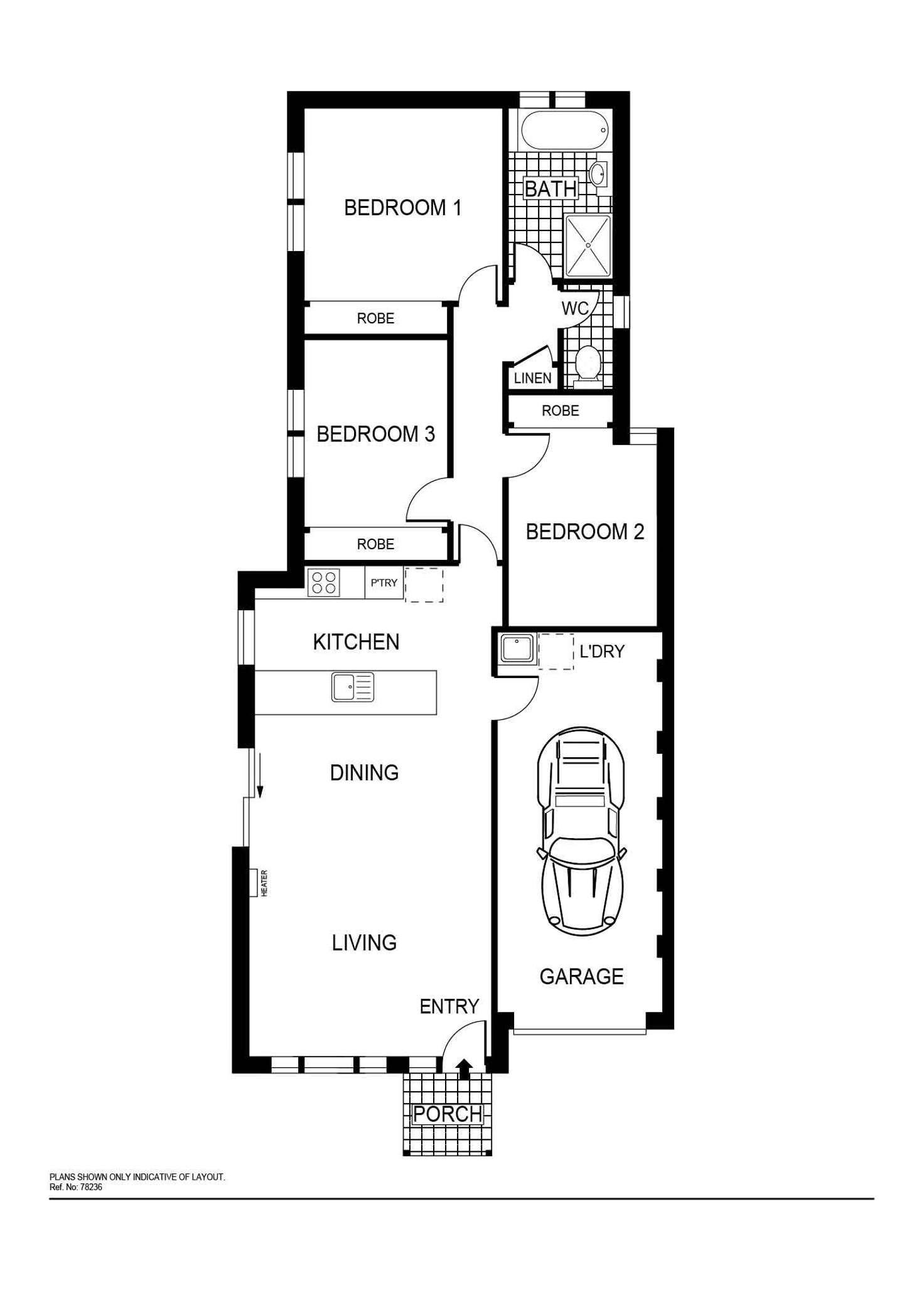 Floorplan of Homely house listing, 178 Macfarlane Burnet Avenue, Macgregor ACT 2615