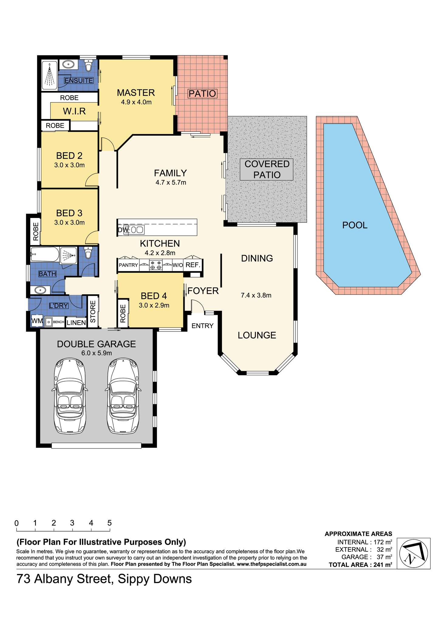 Floorplan of Homely house listing, 73 Albany Street, Sippy Downs QLD 4556