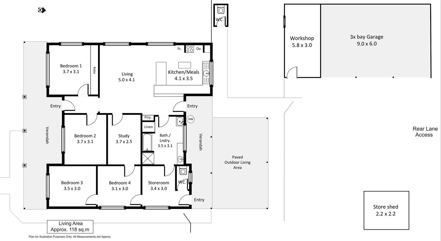 Floorplan of Homely house listing, 8 Dickerson Street, Barmera SA 5345