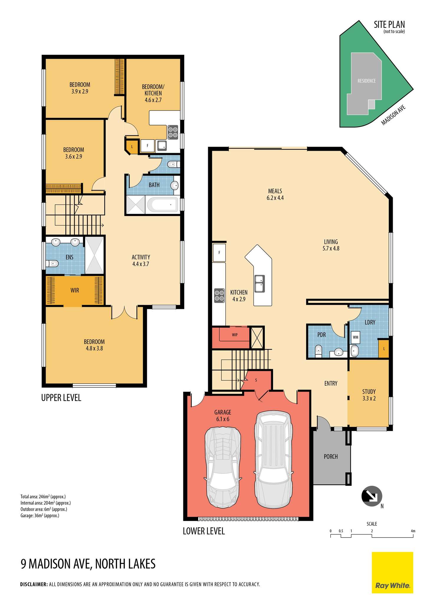 Floorplan of Homely house listing, 9 Madison Avenue, North Lakes QLD 4509