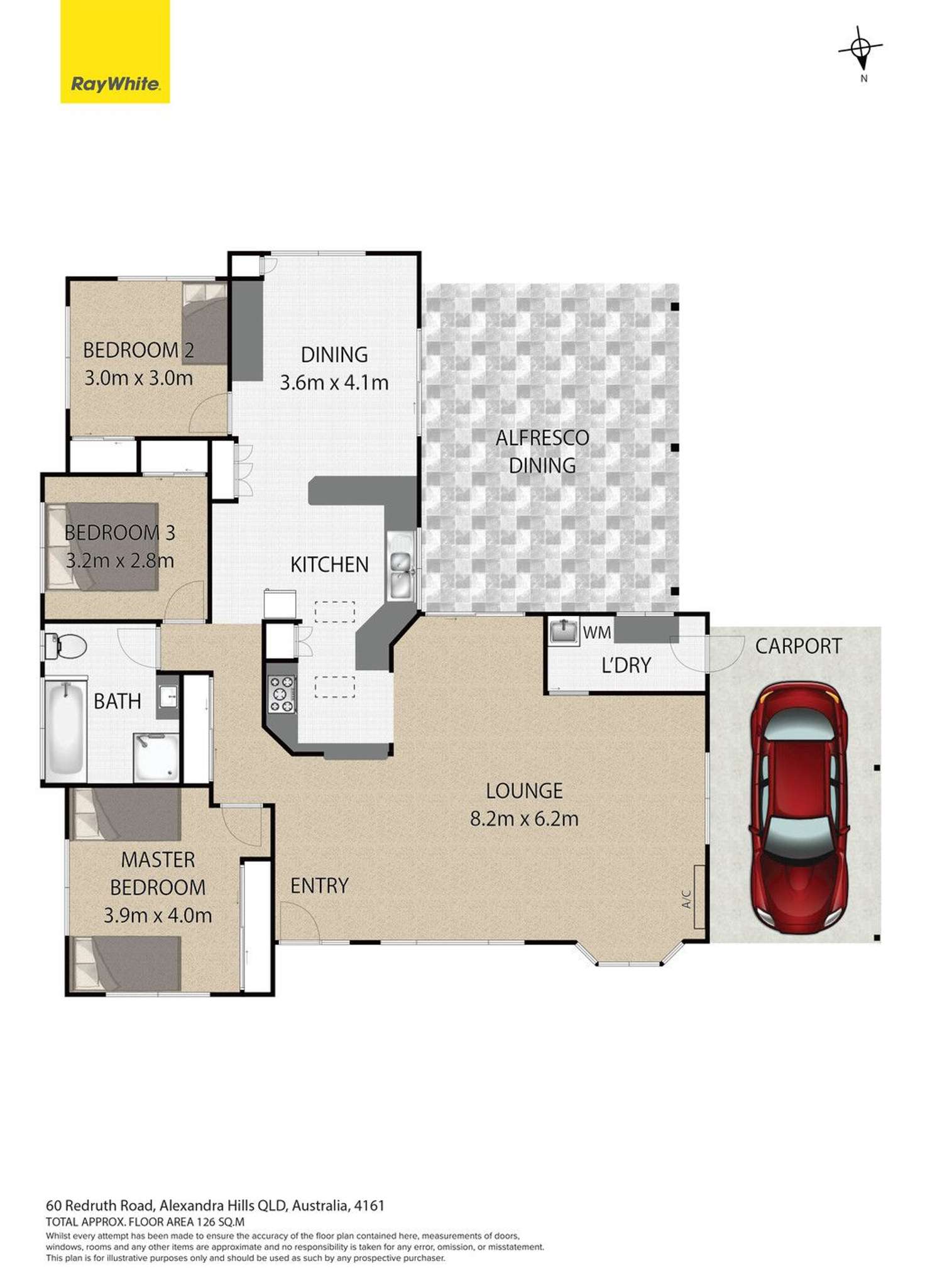 Floorplan of Homely house listing, 60 Redruth Road, Alexandra Hills QLD 4161