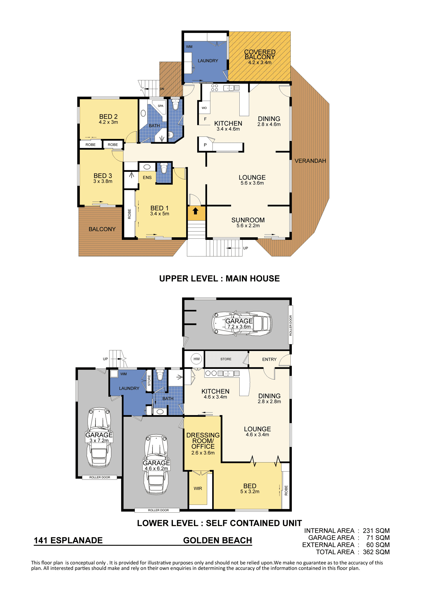 Floorplan of Homely house listing, 141 Esplanade, Golden Beach QLD 4551