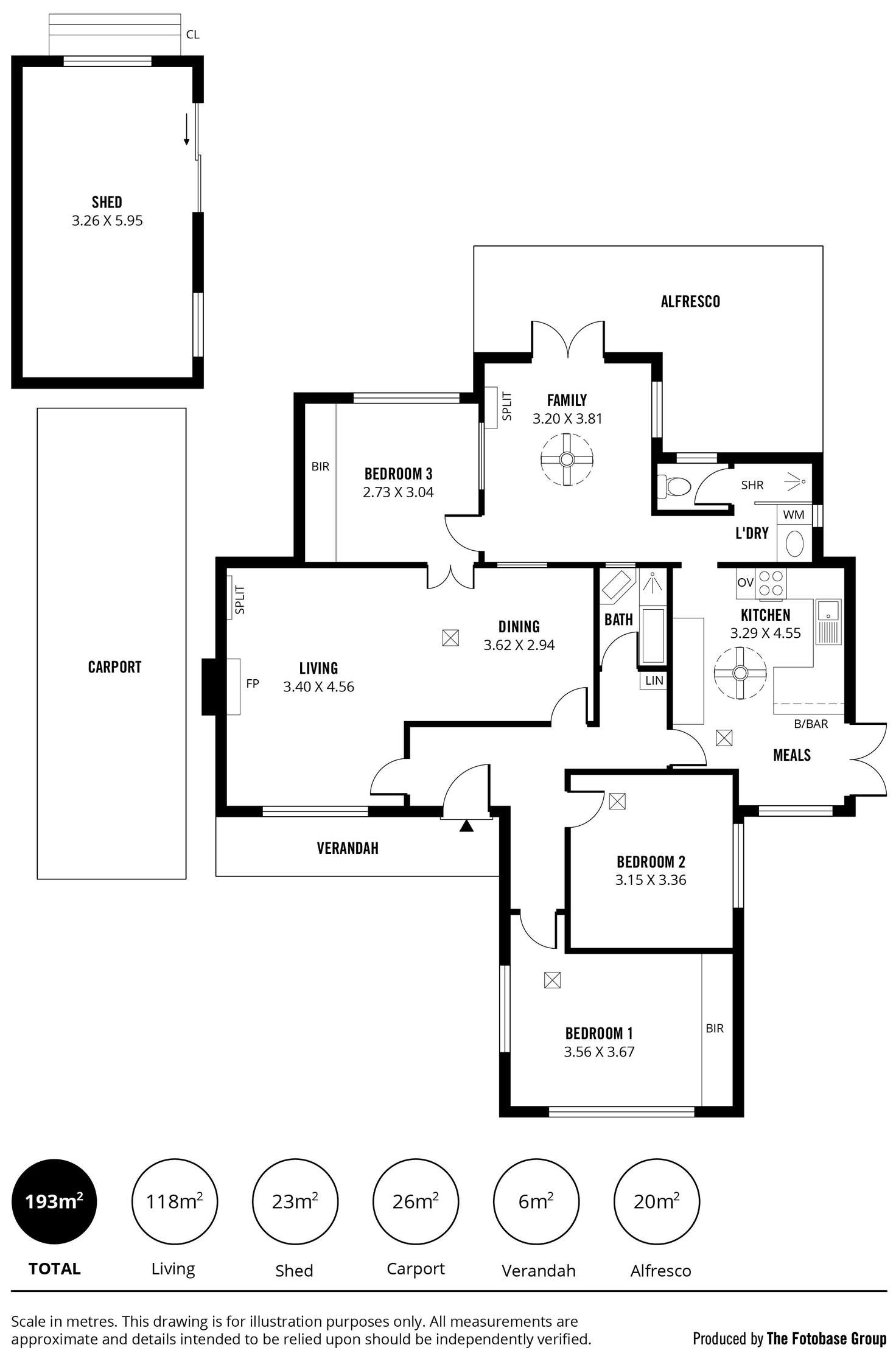 Floorplan of Homely house listing, 1 Hunter Street, Fulham SA 5024