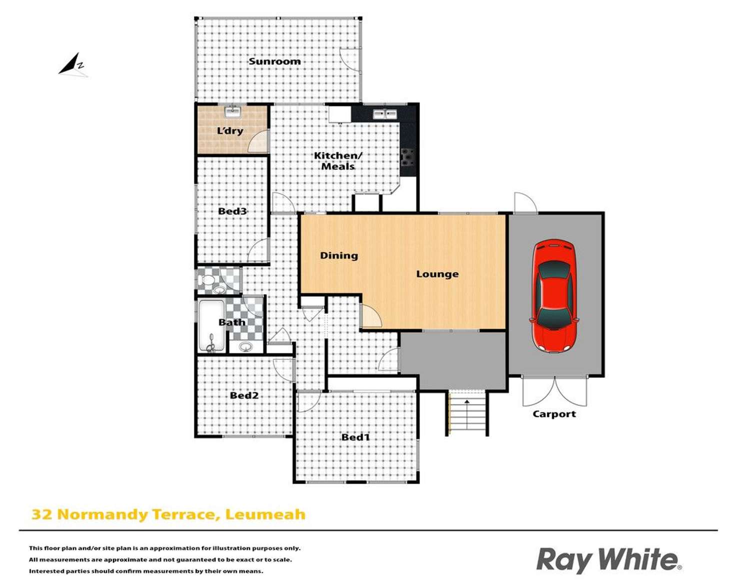 Floorplan of Homely house listing, 32 Normandy Terrace, Leumeah NSW 2560