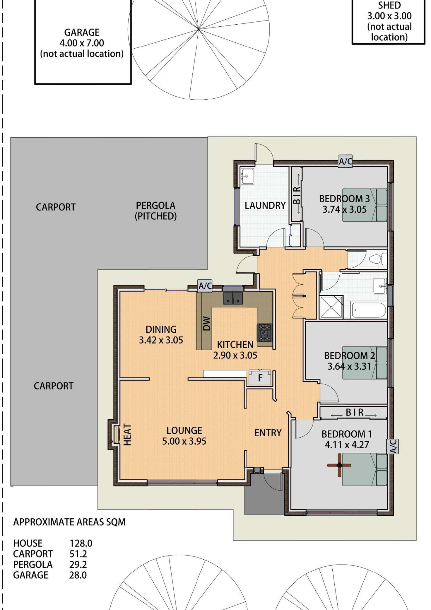 Floorplan of Homely house listing, 22 Snell Avenue, Hillbank SA 5112