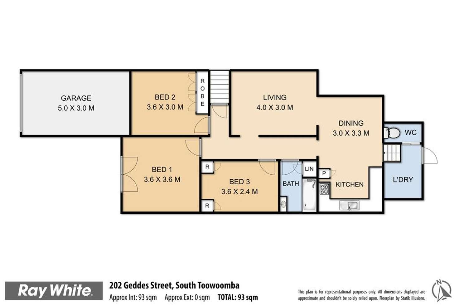 Floorplan of Homely house listing, 202 Geddes Street, South Toowoomba QLD 4350
