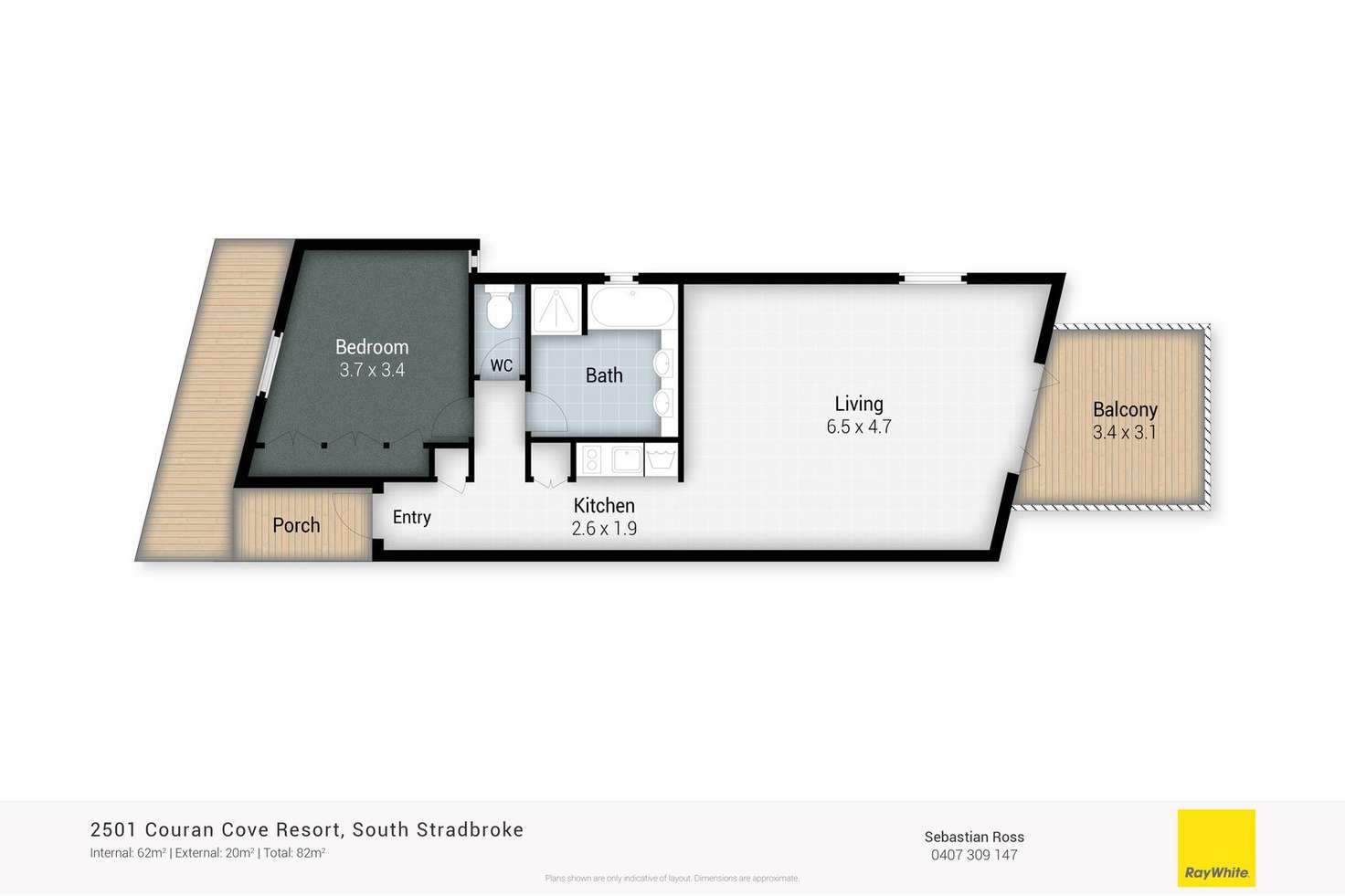 Floorplan of Homely townhouse listing, 2501/183 South Stradbroke Island, South Stradbroke QLD 4216