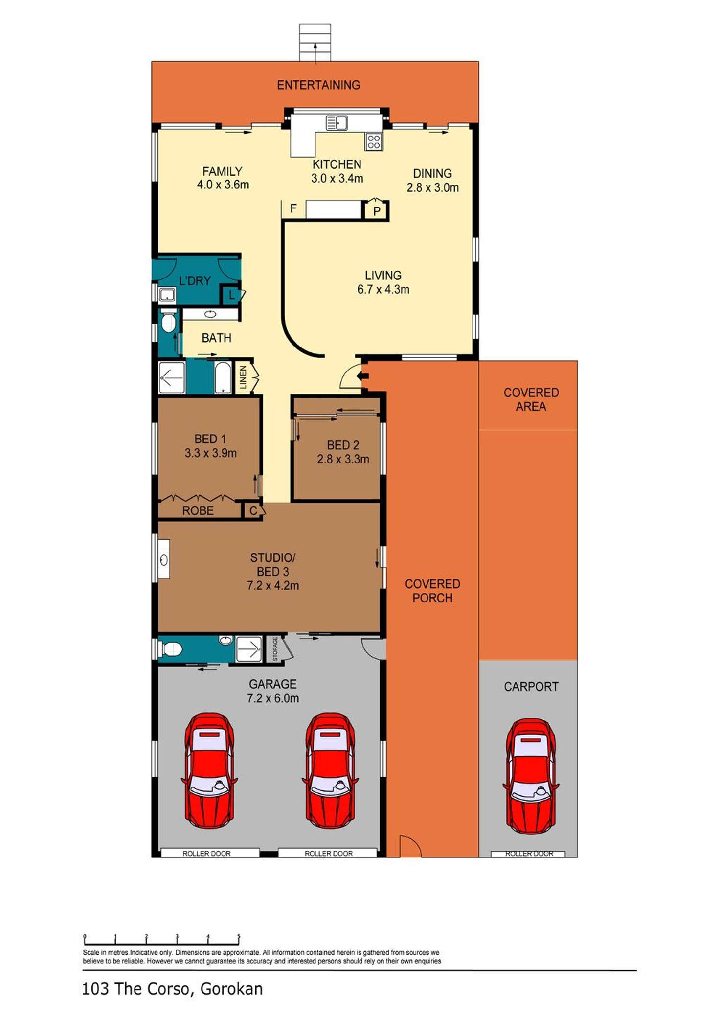 Floorplan of Homely house listing, 103 The Corso, Gorokan NSW 2263