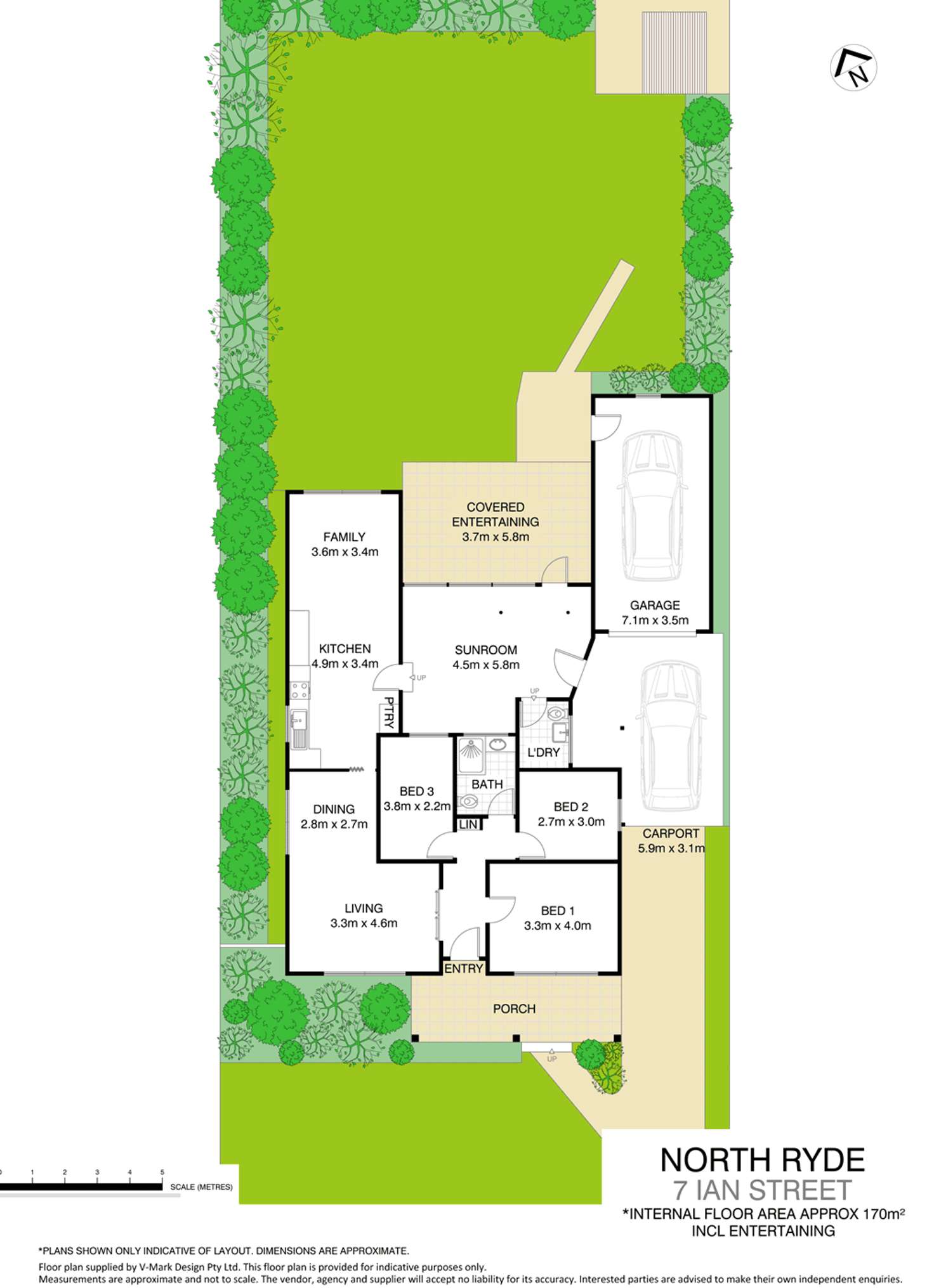 Floorplan of Homely house listing, 7 Ian Street, North Ryde NSW 2113