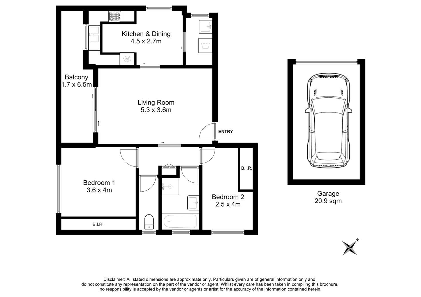 Floorplan of Homely unit listing, 7/30 Gloucester Road, Hurstville NSW 2220