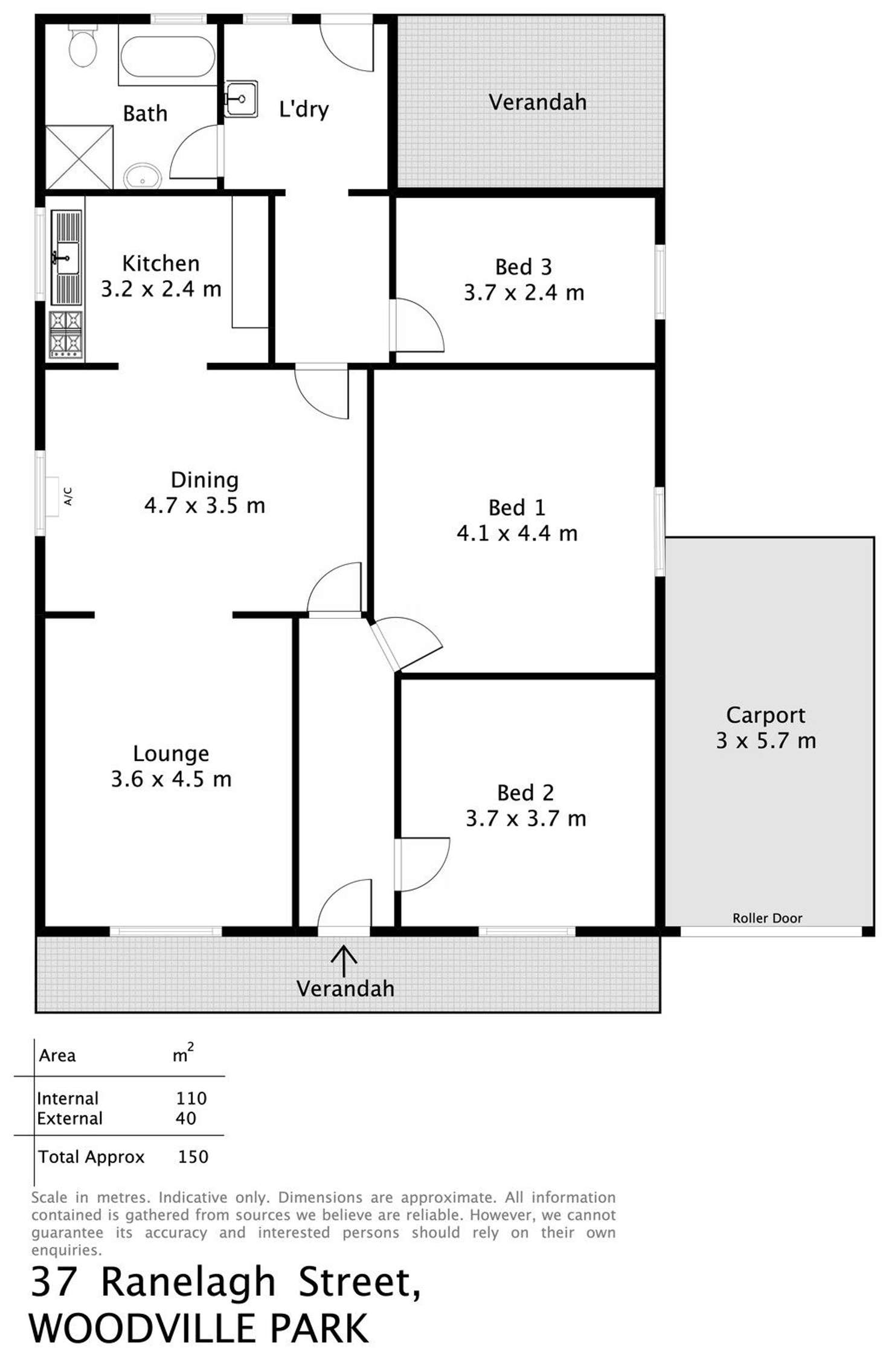 Floorplan of Homely house listing, 37 Ranelagh Street, Woodville Park SA 5011