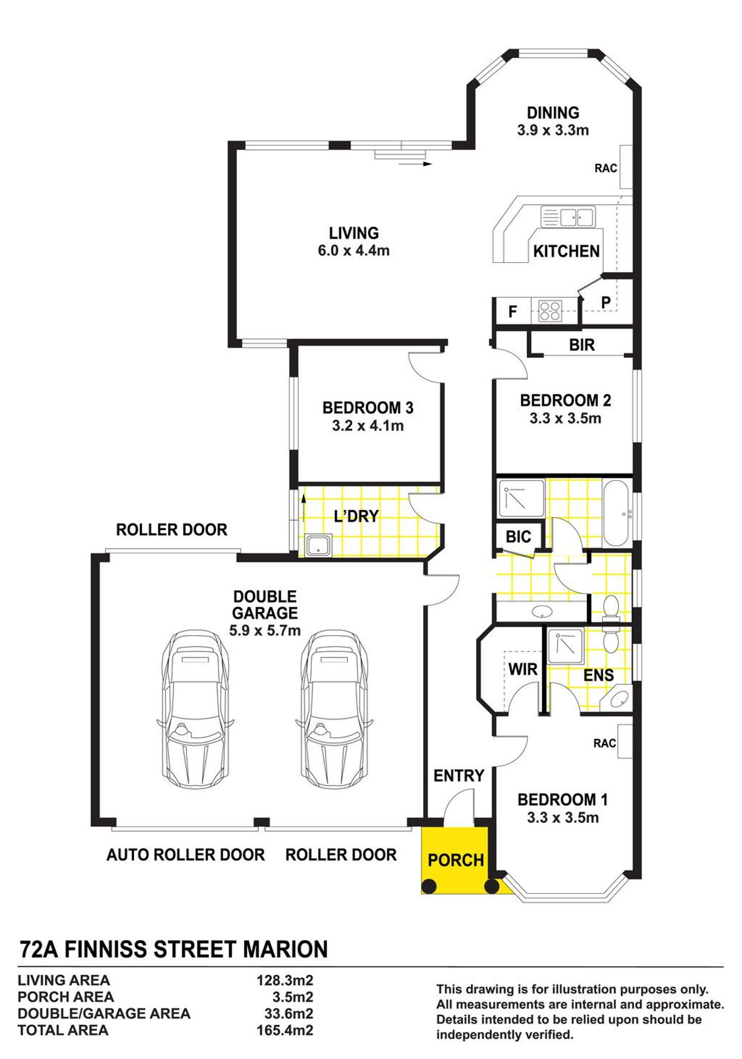 Floorplan of Homely house listing, 72A Finniss Street, Marion SA 5043
