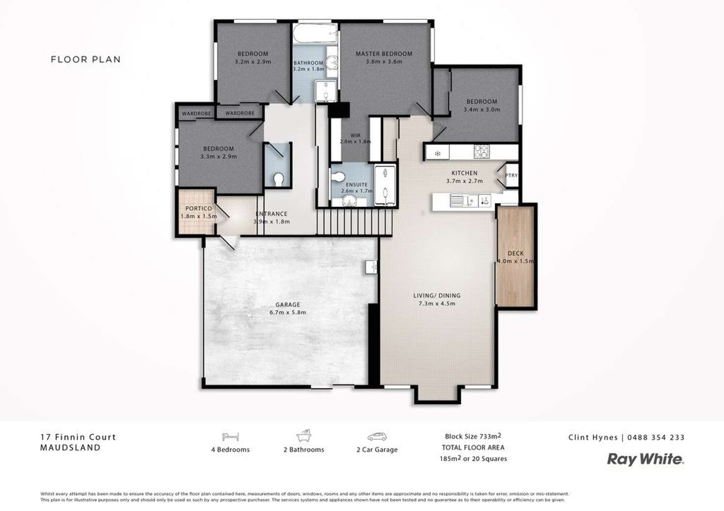 Floorplan of Homely house listing, 17 Finnin Court, Maudsland QLD 4210