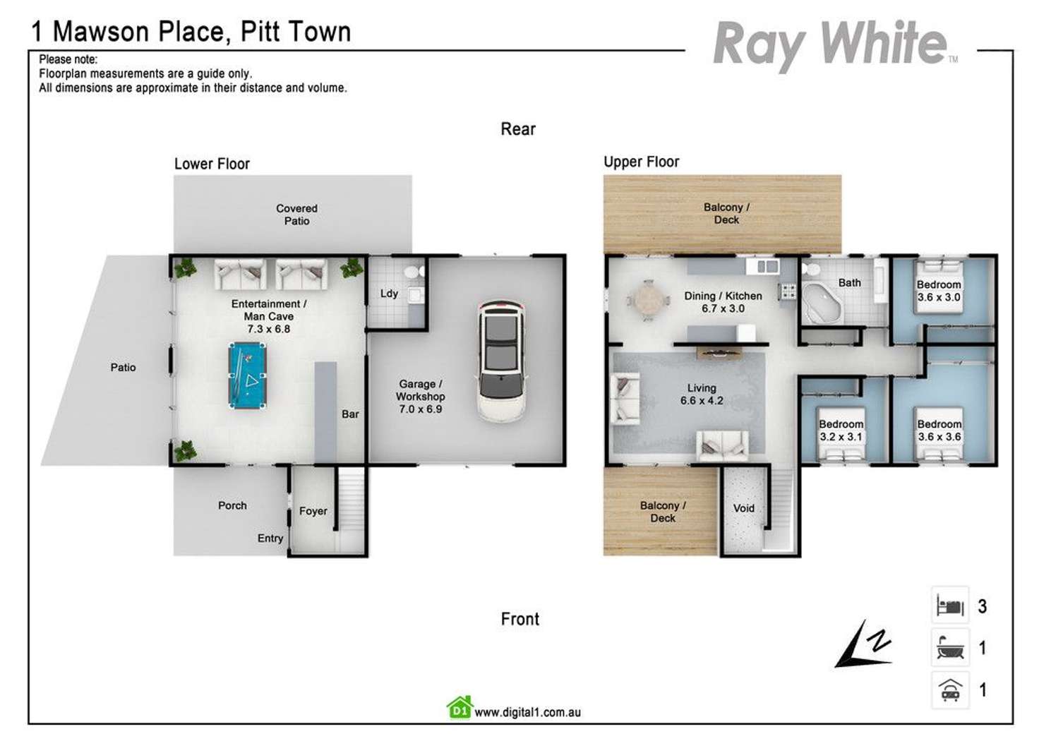 Floorplan of Homely house listing, 1 Mawson Place, Pitt Town NSW 2756