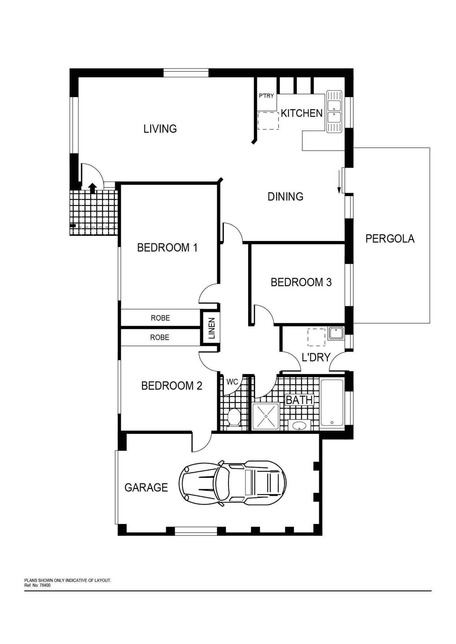 Floorplan of Homely townhouse listing, 22/18 Christmas Street, Theodore ACT 2905