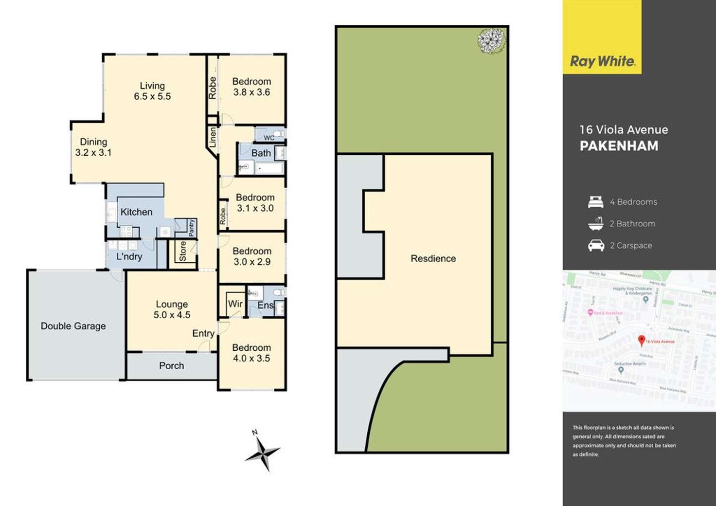 Floorplan of Homely house listing, 16 Viola Avenue, Pakenham VIC 3810