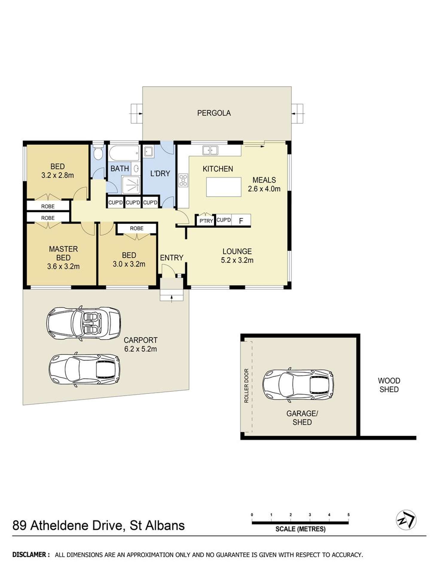 Floorplan of Homely house listing, 89 Atheldene Drive, St Albans VIC 3021