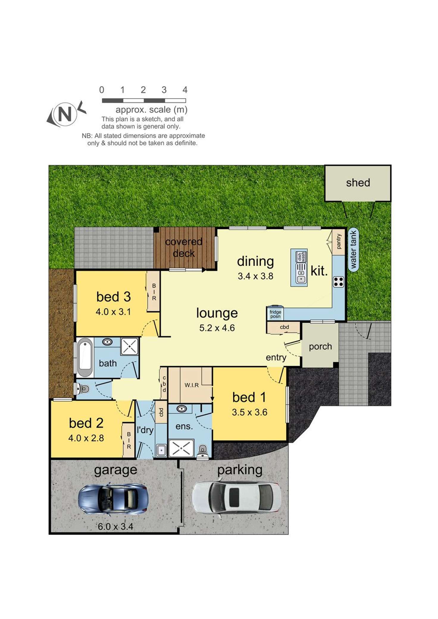 Floorplan of Homely unit listing, 2/1 Victor Avenue, Dandenong North VIC 3175