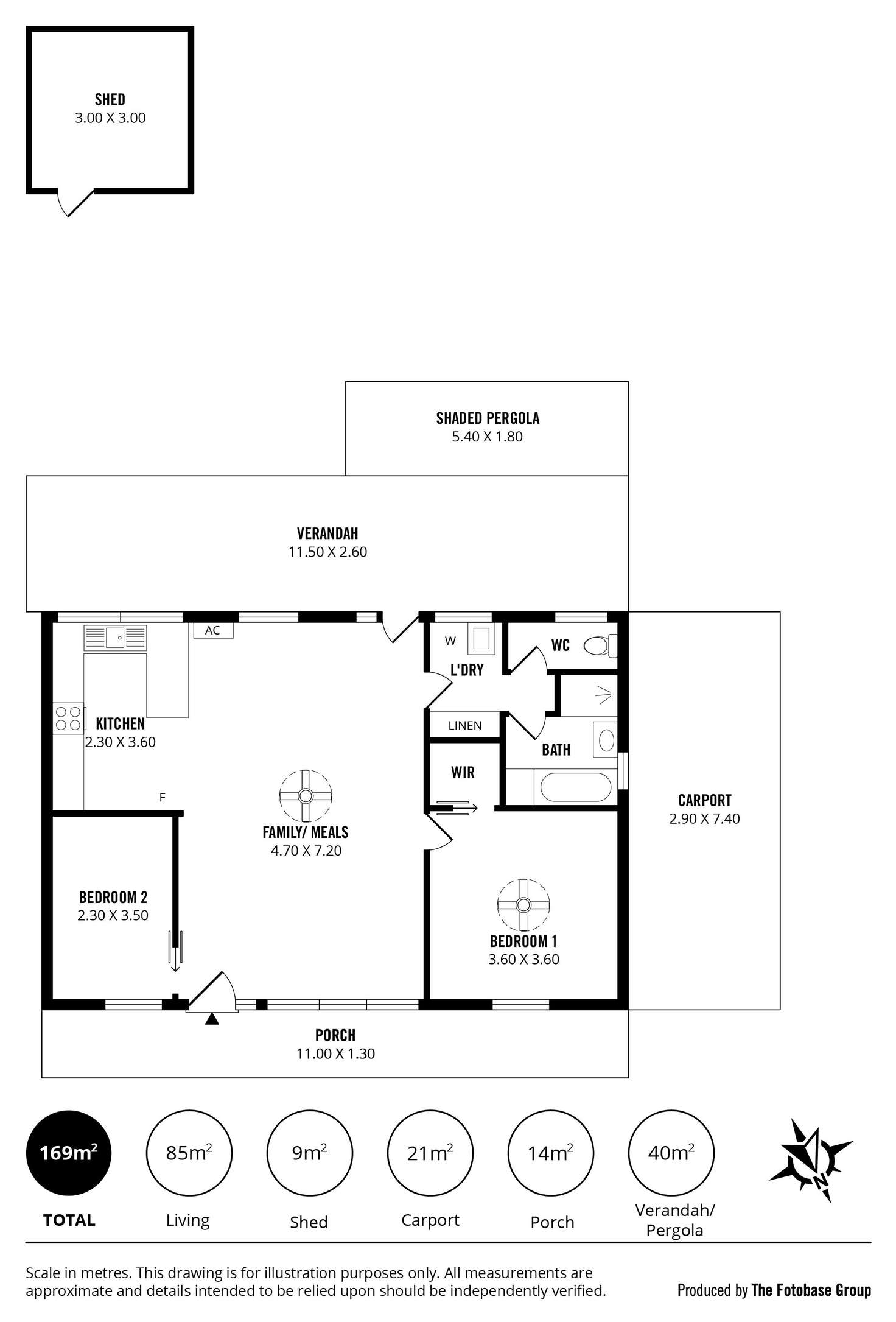 Floorplan of Homely house listing, 32 Osterley Avenue, Bridgewater SA 5155