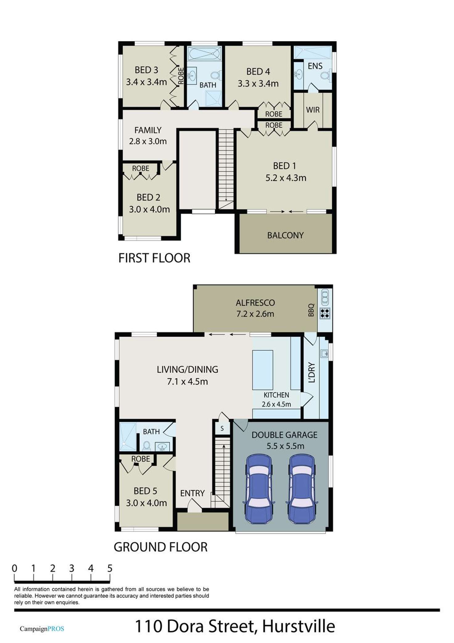 Floorplan of Homely house listing, 110 Dora Street, Hurstville NSW 2220