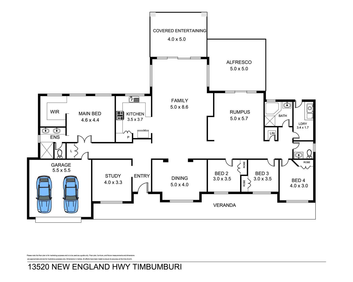 Floorplan of Homely ruralOther listing, 13520 New England Highway, Tamworth NSW 2340