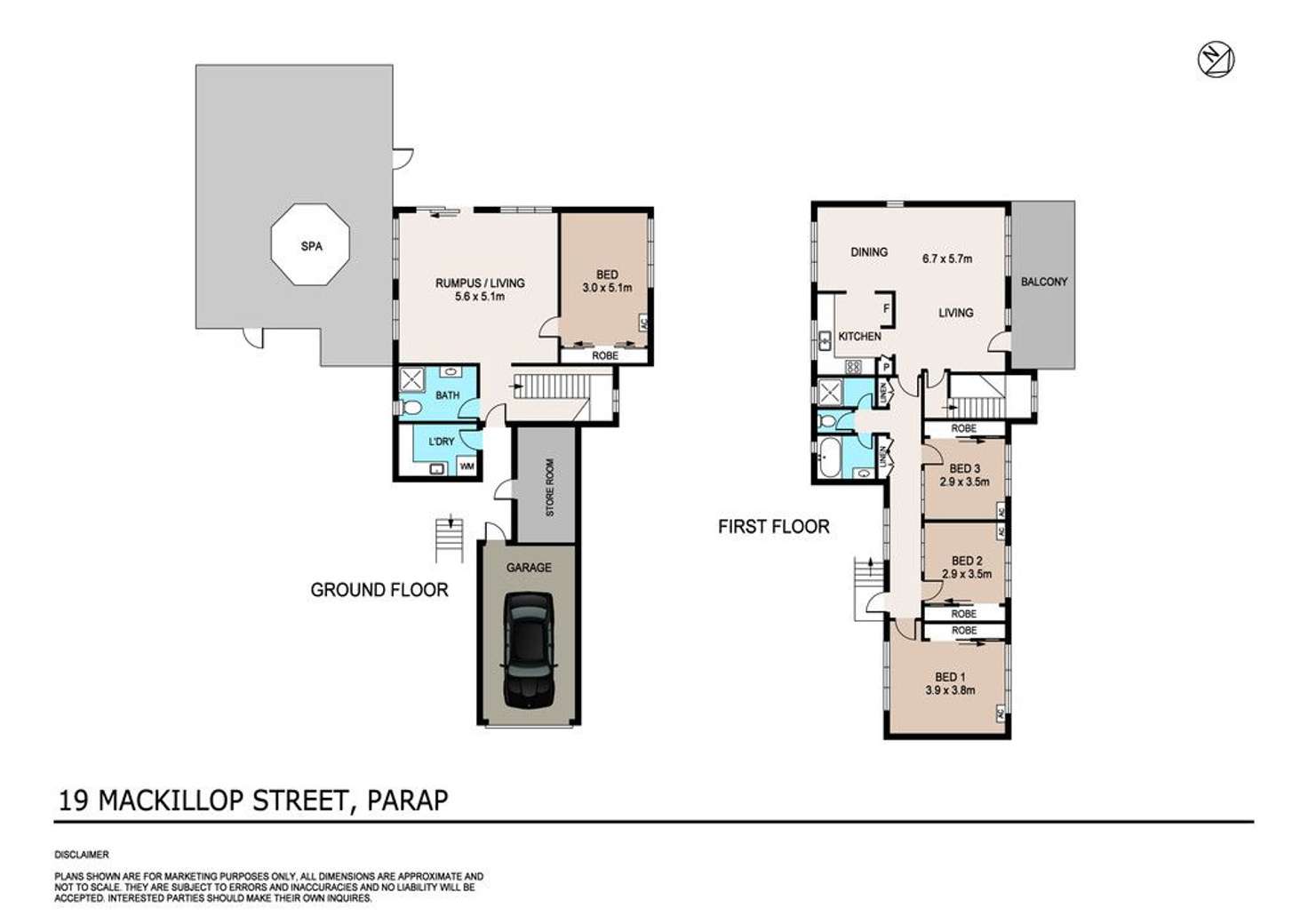 Floorplan of Homely house listing, 19 Mackillop Street, Parap NT 820