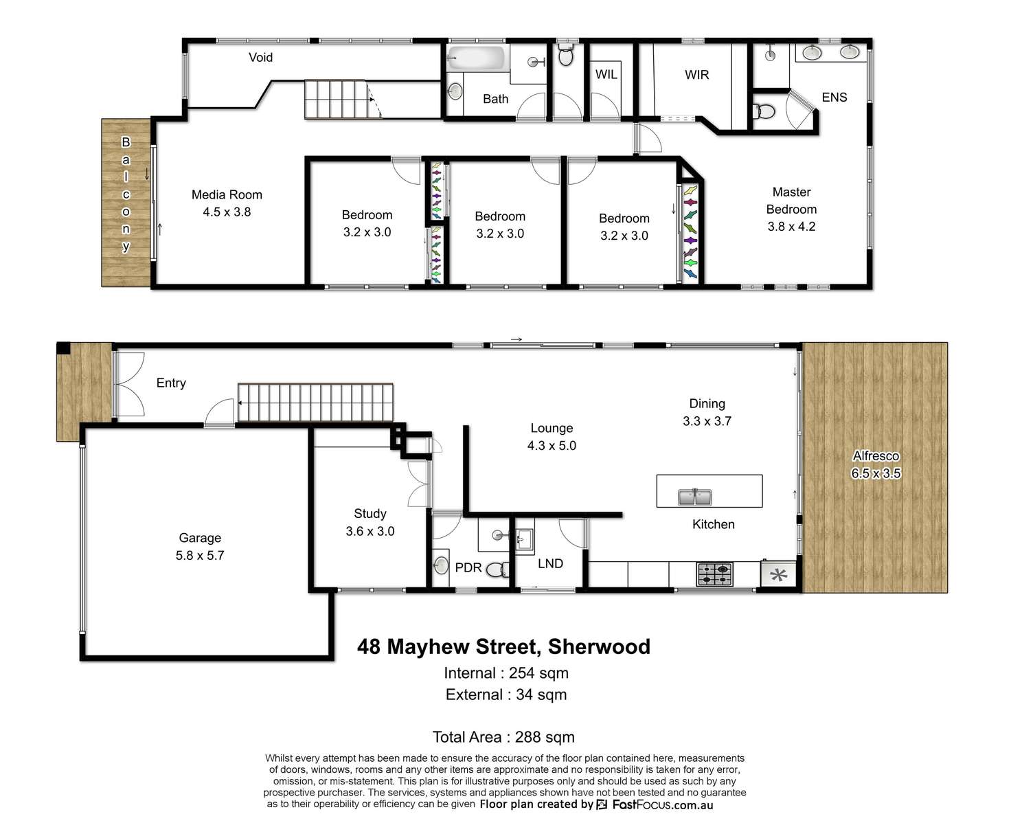 Floorplan of Homely house listing, 48 Mayhew Street, Sherwood QLD 4075