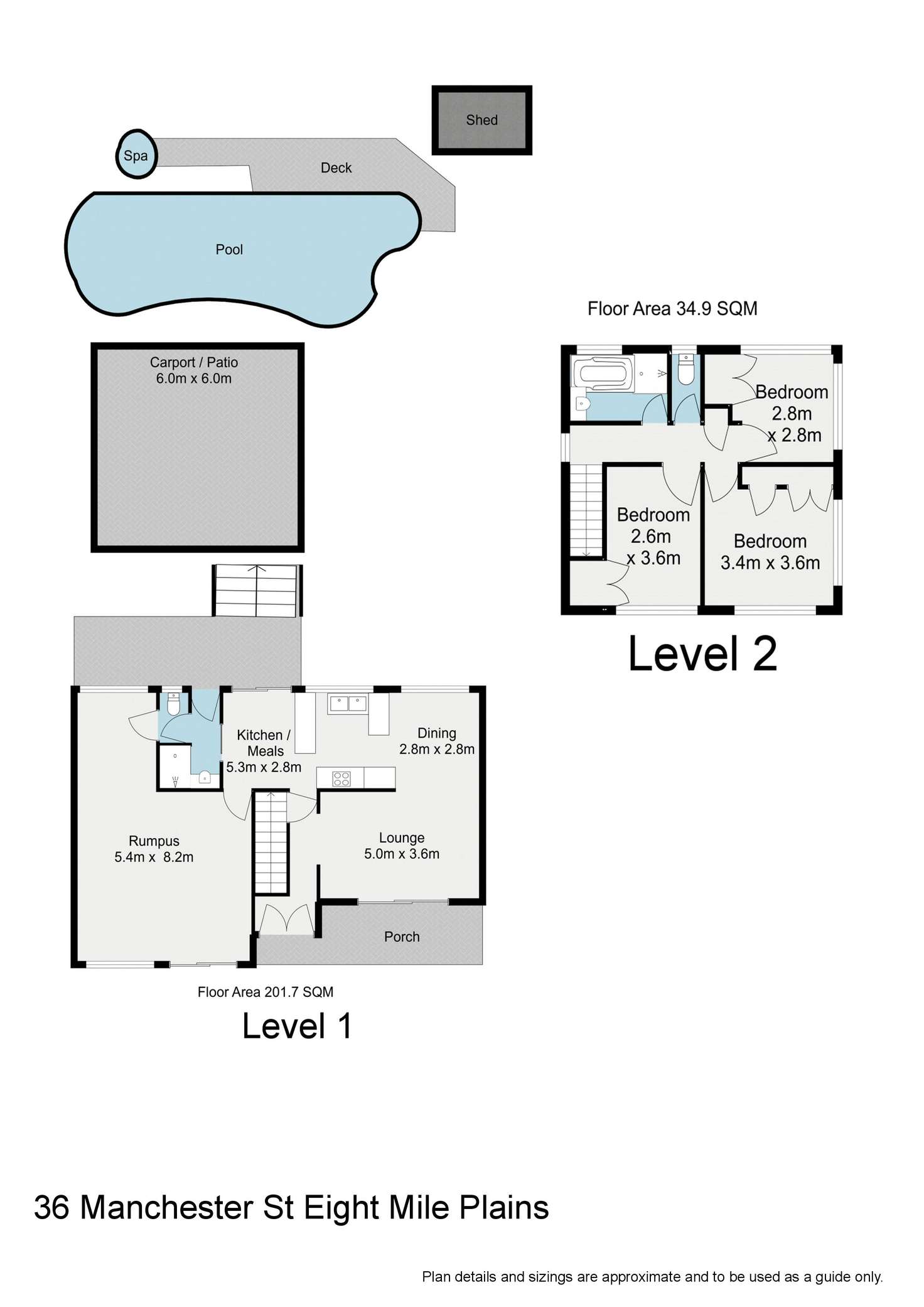 Floorplan of Homely house listing, 36 Manchester Street, Eight Mile Plains QLD 4113