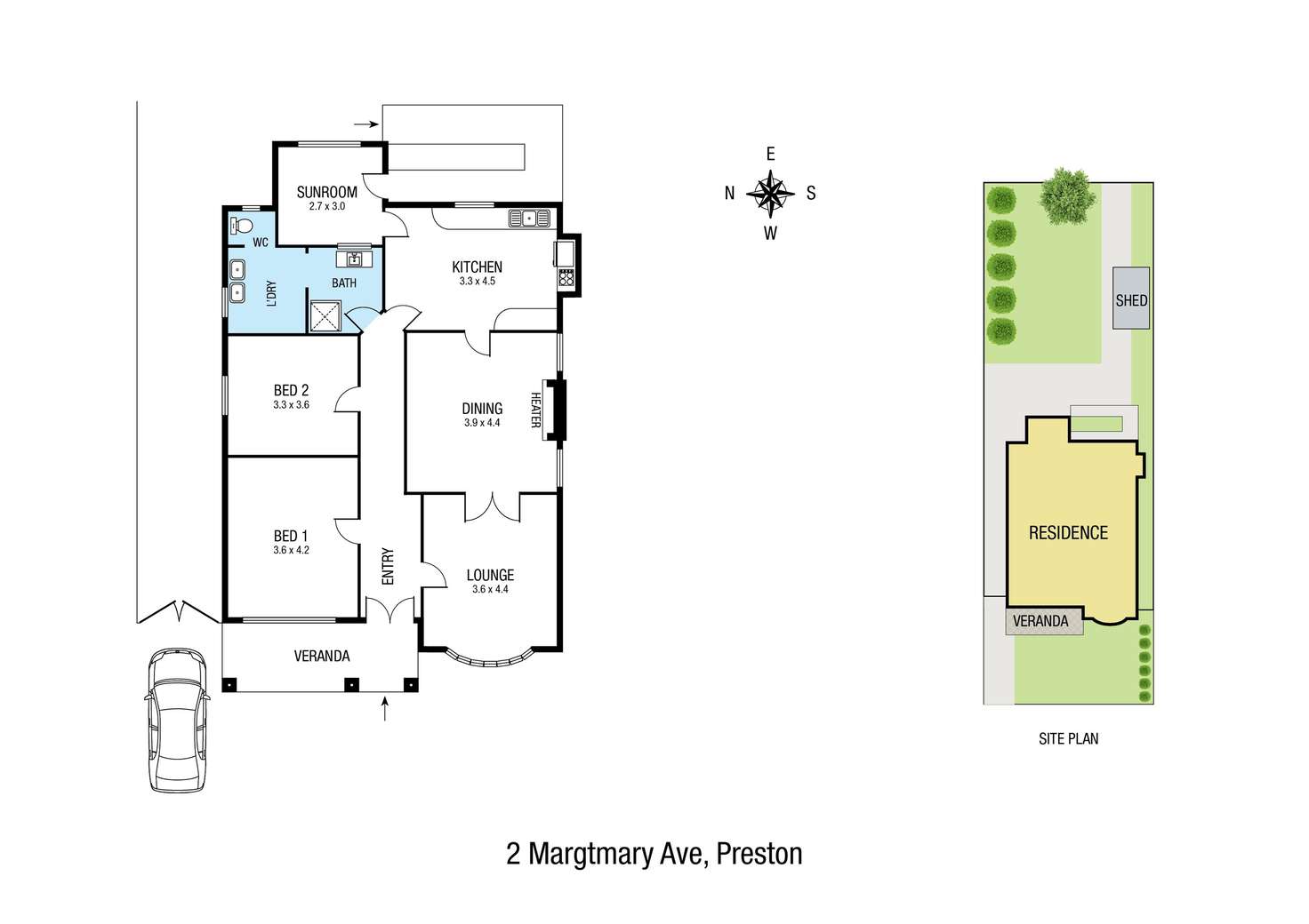 Floorplan of Homely house listing, 2 Margtmary Avenue, Preston VIC 3072