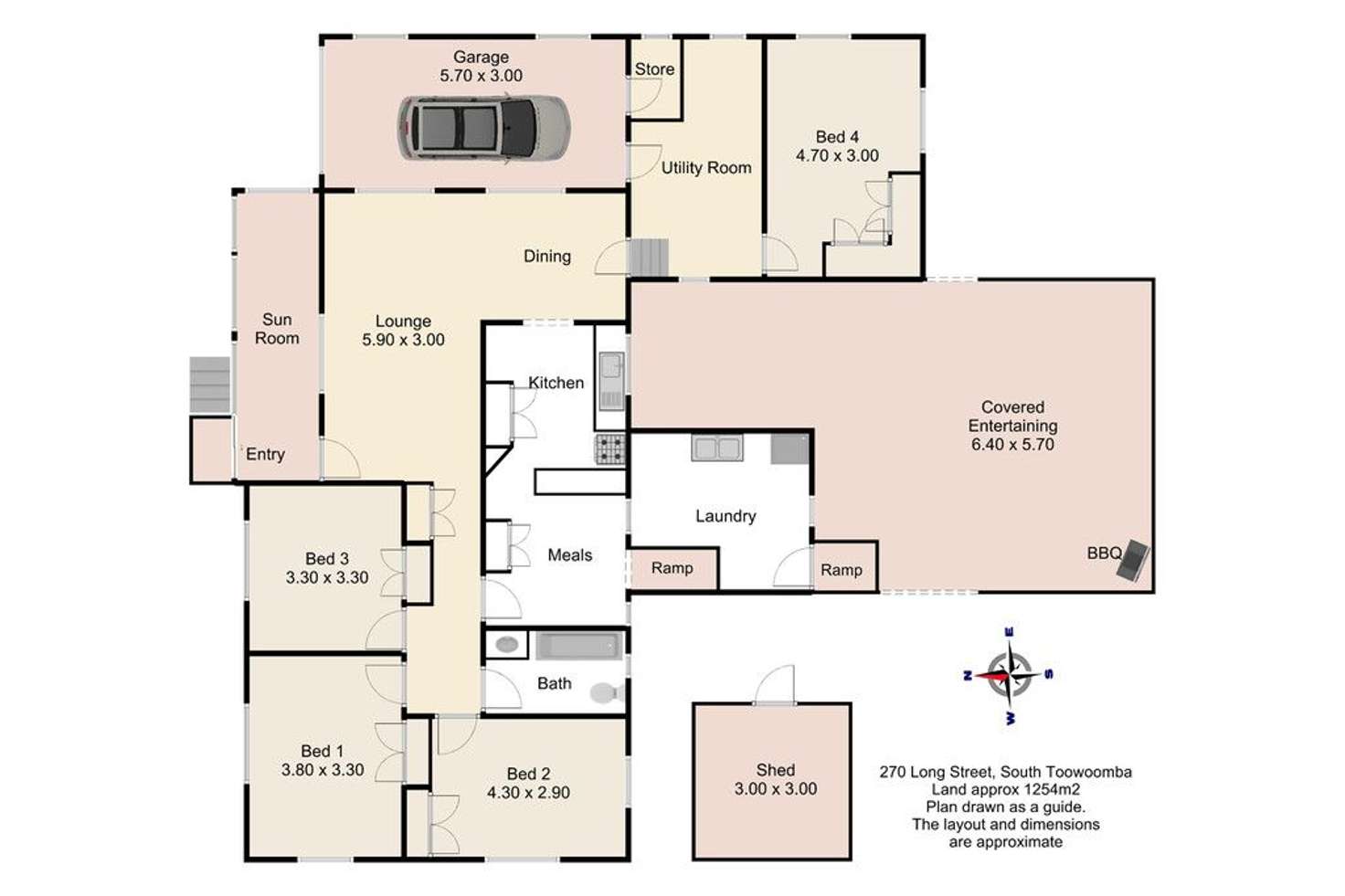 Floorplan of Homely house listing, 270 Long Street, South Toowoomba QLD 4350