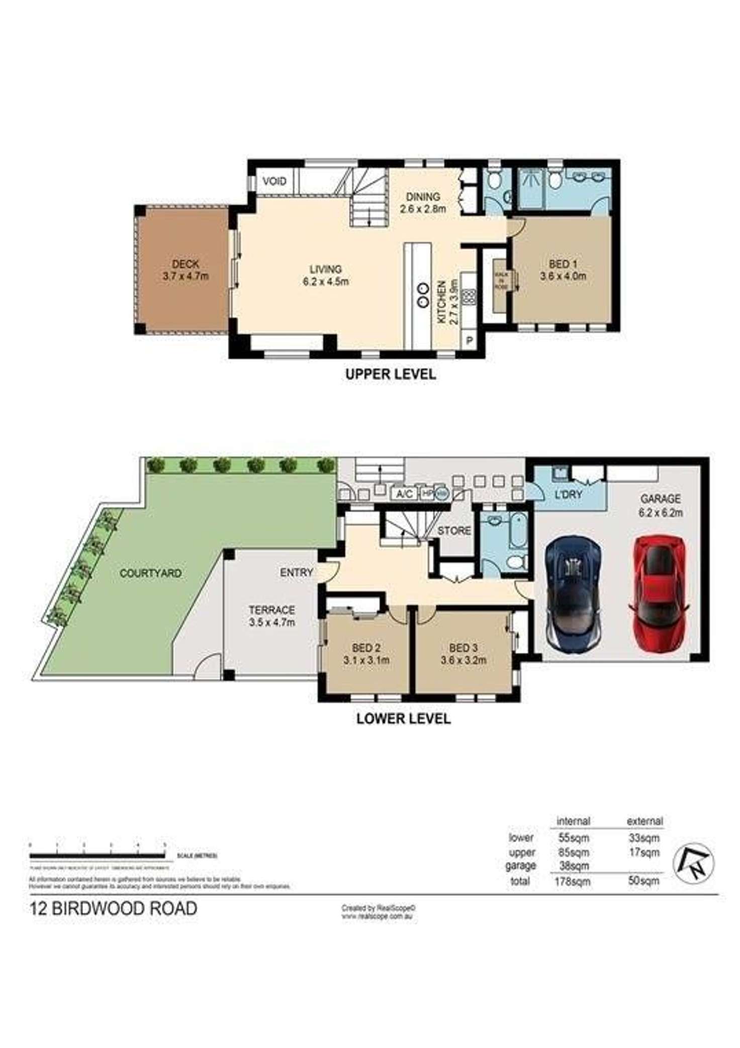 Floorplan of Homely townhouse listing, 12 Birdwood Road, Holland Park QLD 4121